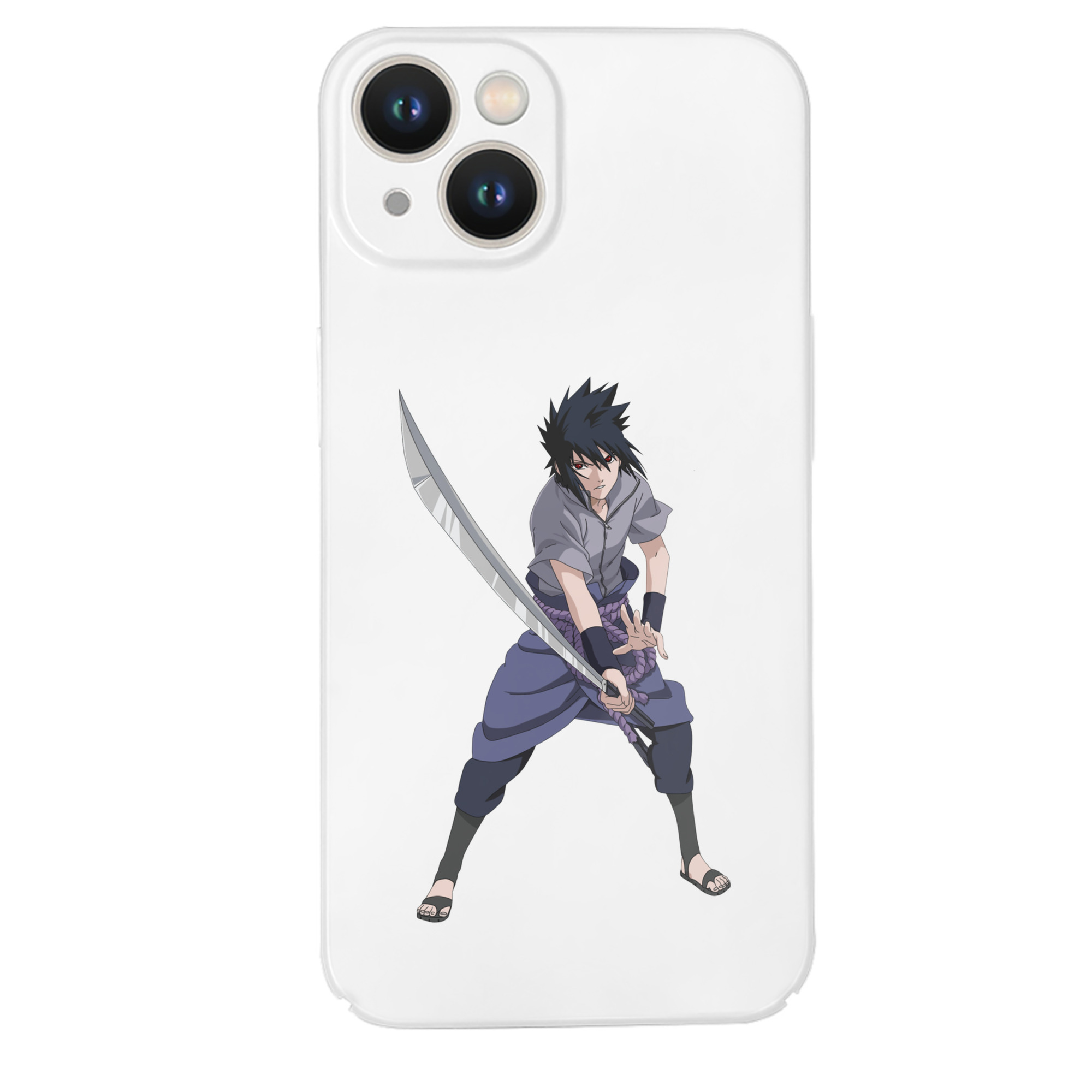 （画像用） NARUTO -ナルト- うちは サスケ Uchiha Sasuke 【iPhone 14シリーズ対応】ハードケース